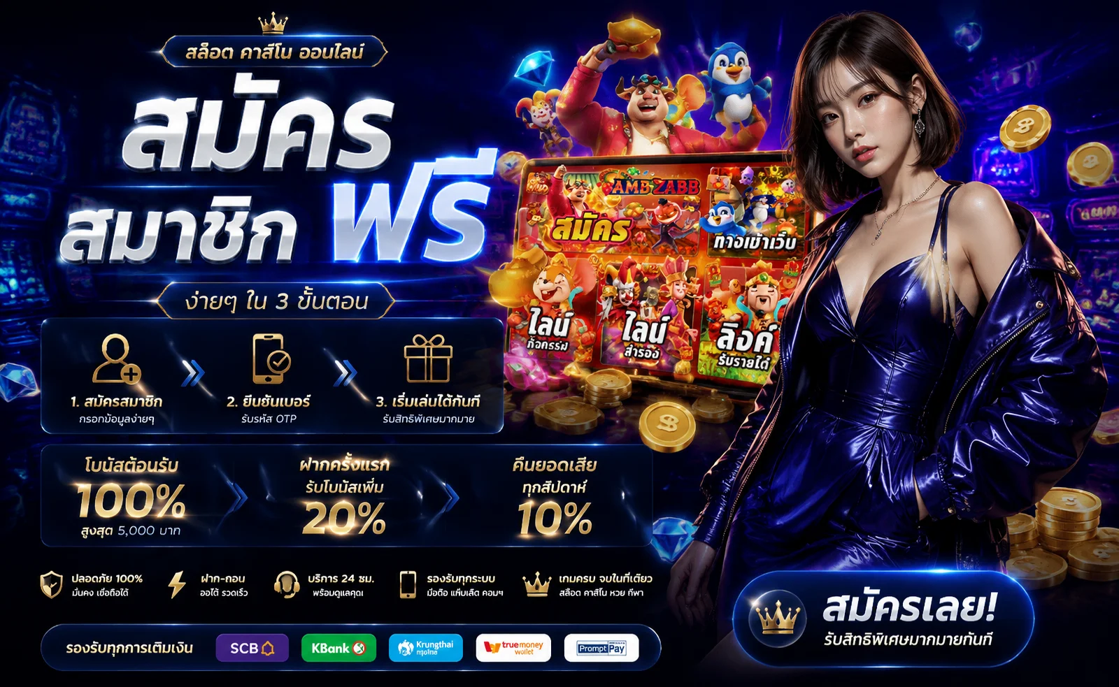 ขั้นตอน gacha789 สมัครสมาชิกและฝากถอนออโต้ง่ายในไม่กี่นาที